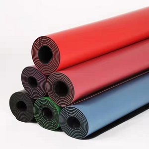 Customize Printed PU Rubber Non Slip Yoga Mat