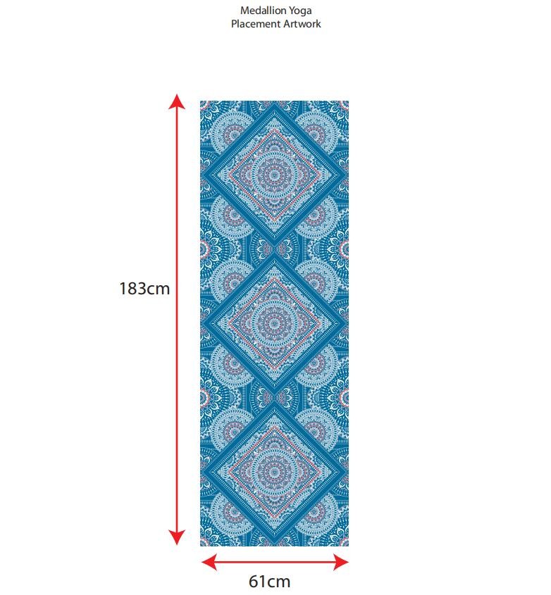 Customized Printing PVC Yoga Mat Fintness Mat