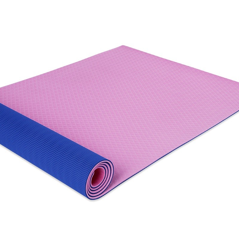 Double Color Anti Slip TPE Yoga Mat