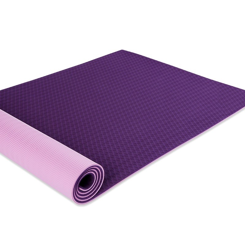 Double Color Anti Slip TPE Yoga Mat