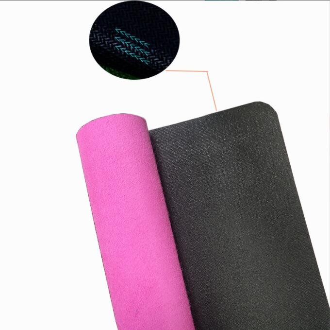 Exercise Gym Workout Sports Yoga Mat Eco Friendly Fitness Rubber Suede Yoga Mat