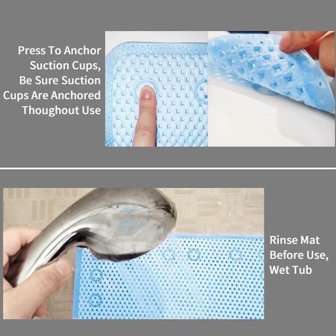 High Quality Anti Slip Bathtub Mat Shower Mat Suction