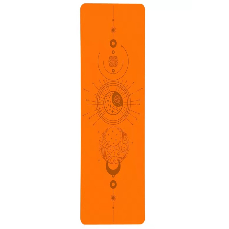 New Cusotmize PU Rubber Non-Slip Yoga Mat with Printing