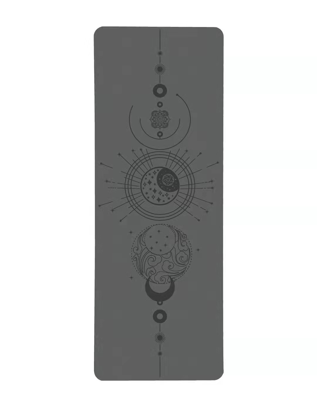 New Cusotmize PU Rubber Non-Slip Yoga Mat with Printing