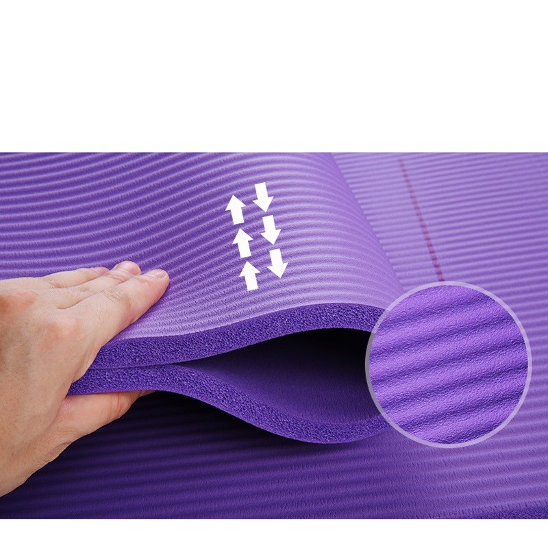 Thickness NBR Yoga Mat Anti-slip Fitness Sport Yoga Nat