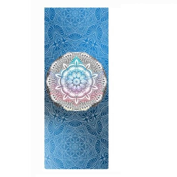 Washable Non Slip Fitness Mat Non-toxic Rubber Suede Yoga Mat