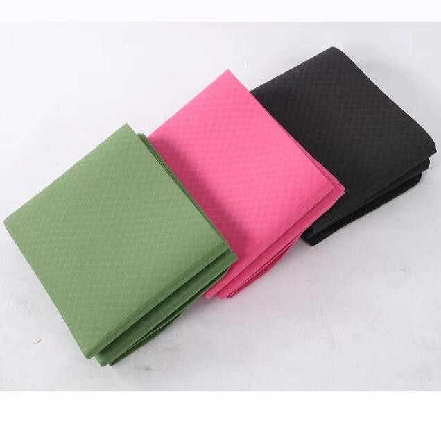 Wholesale TPE Anti Slip Fitness Mat Eco Friendly Foldable Yoga Mat